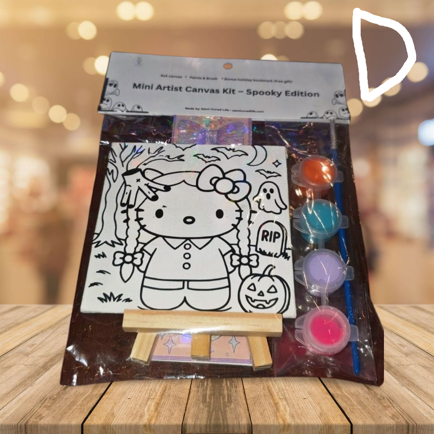 Halloween Art Kit 4x4 Mini Canvas