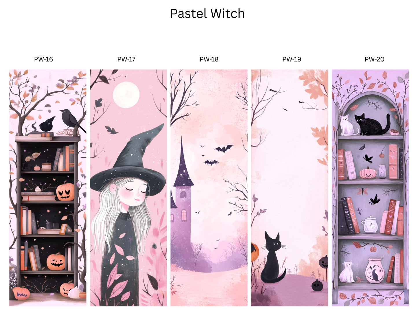 🌙 Cozy Witch Bookmark Collection