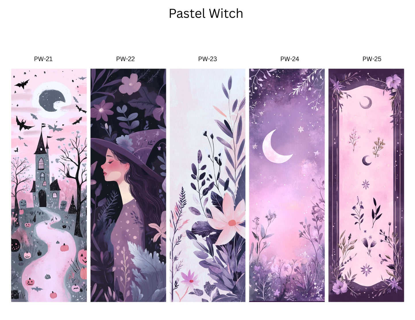 🌙 Cozy Witch Bookmark Collection