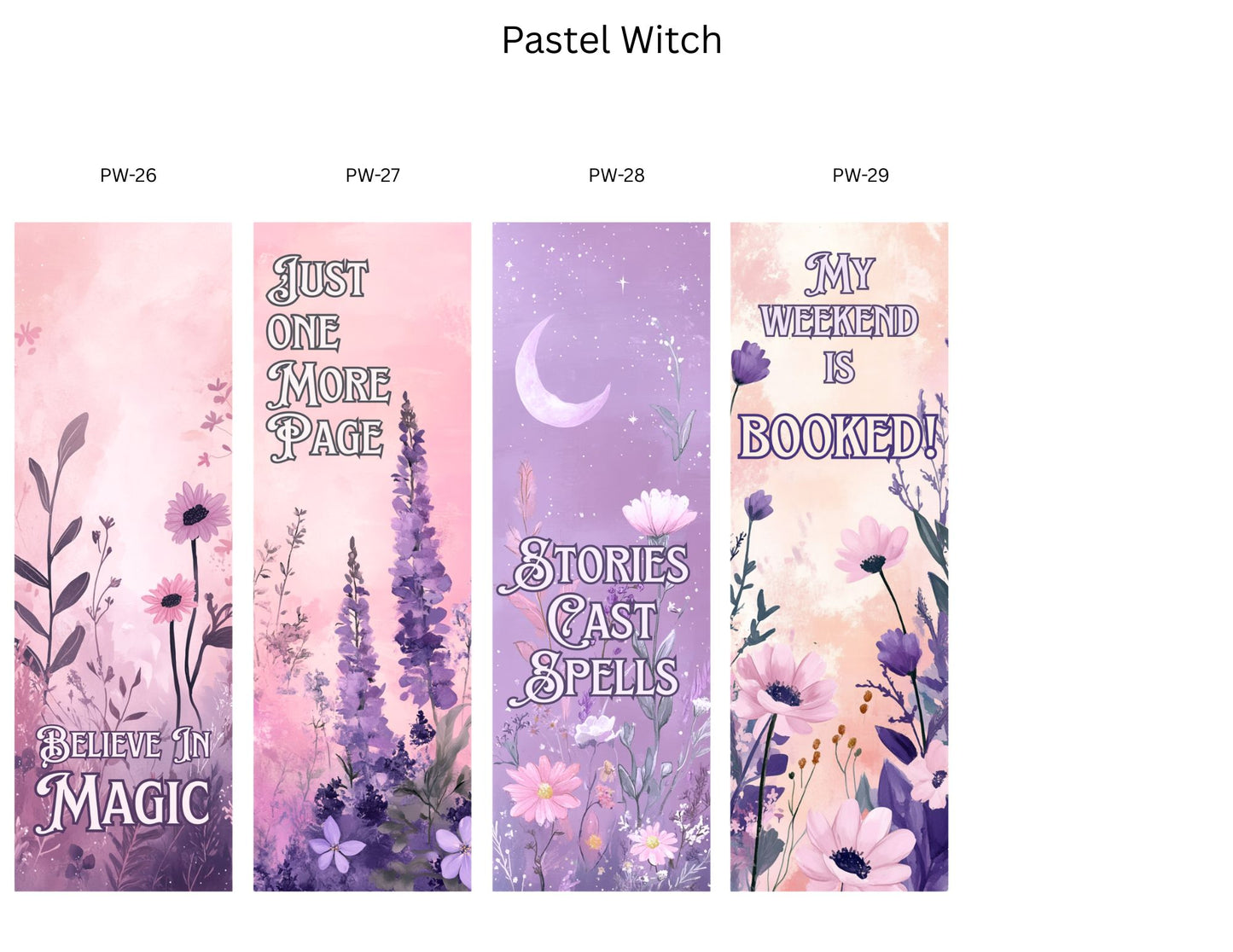 🌙 Cozy Witch Bookmark Collection