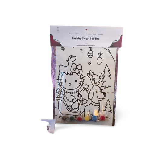 Holiday Canvas Paint Kit 9x12