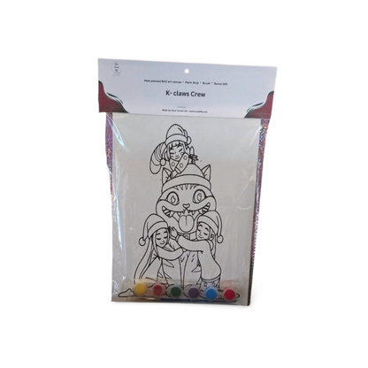 Holiday Canvas Paint Kit 9x12