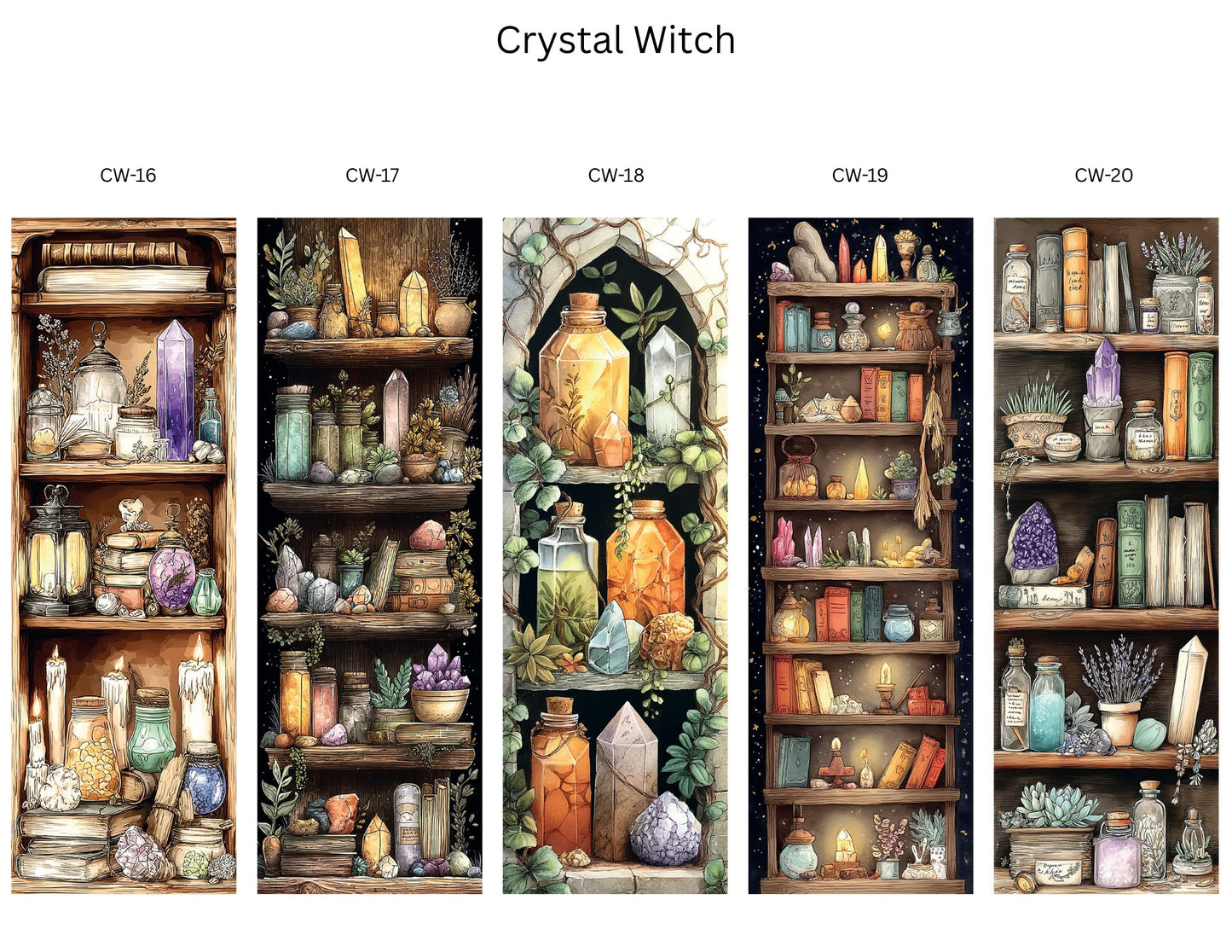 🌙 Cozy Witch Bookmark Collection