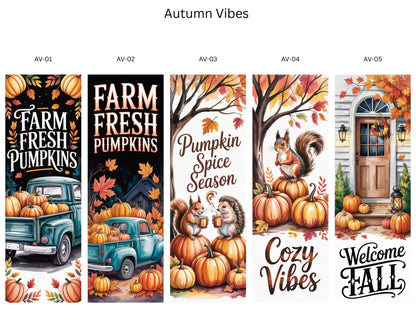 🍁 Autumn Vibes Bookmark Collection | Cozy Fall & Halloween Magic | Handmade by Semi-Cured Life