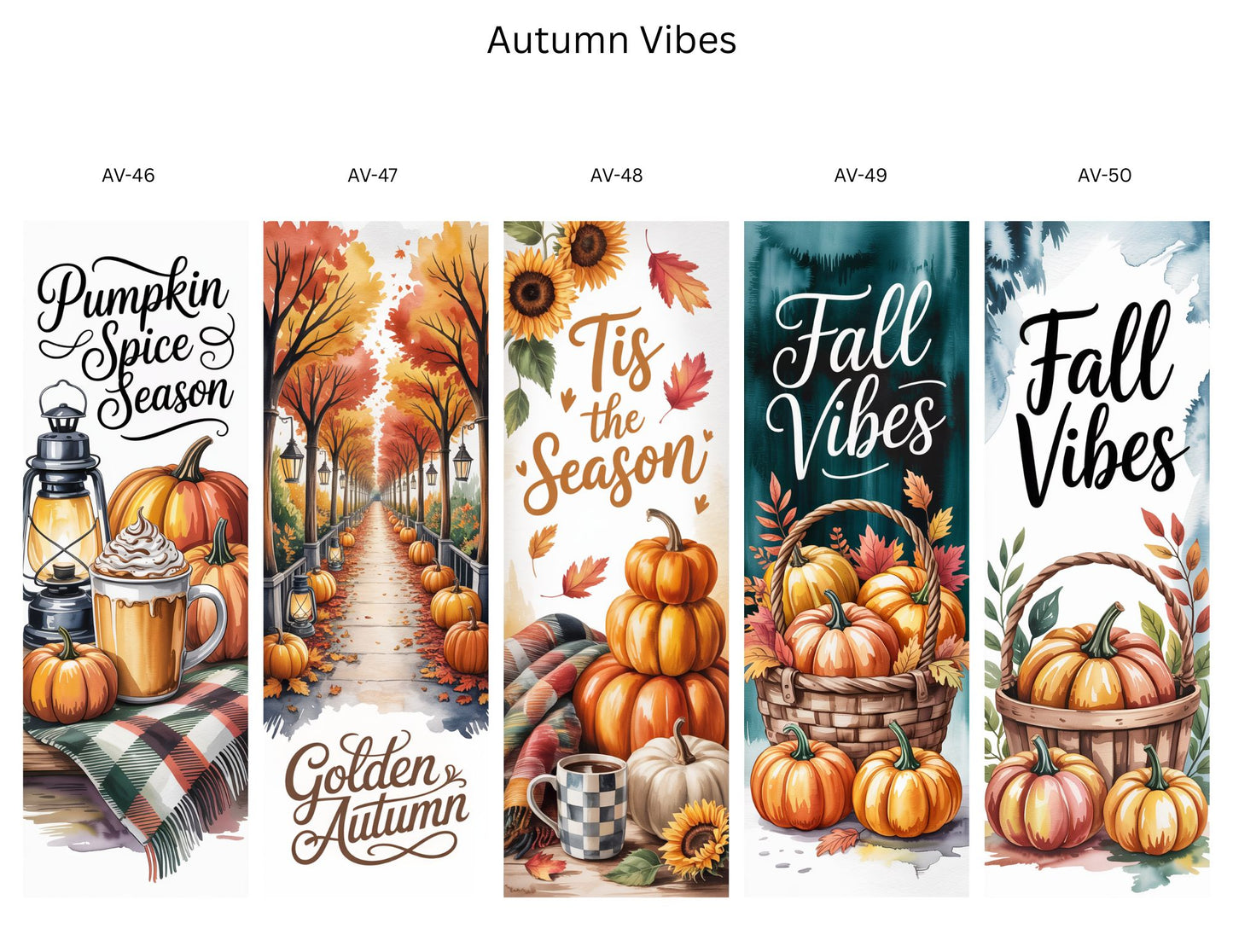 🍁 Autumn Vibes Bookmark Collection | Cozy Fall & Halloween Magic | Handmade by Semi-Cured Life