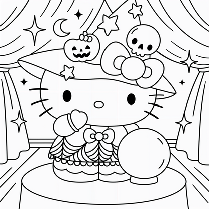 Hello Kitty, Halloween, Mini Canvas